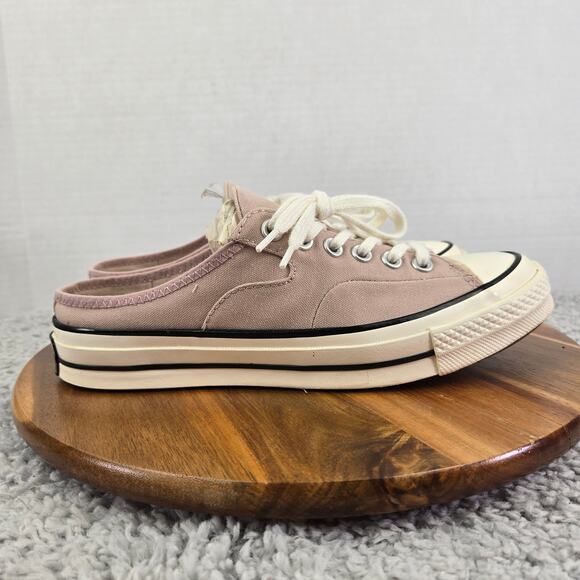Converse Chuck 70 Mule Stone Mauve Pink Casual Lace Up Comfort Sneaker Womens 9 - Picture 3 of 12